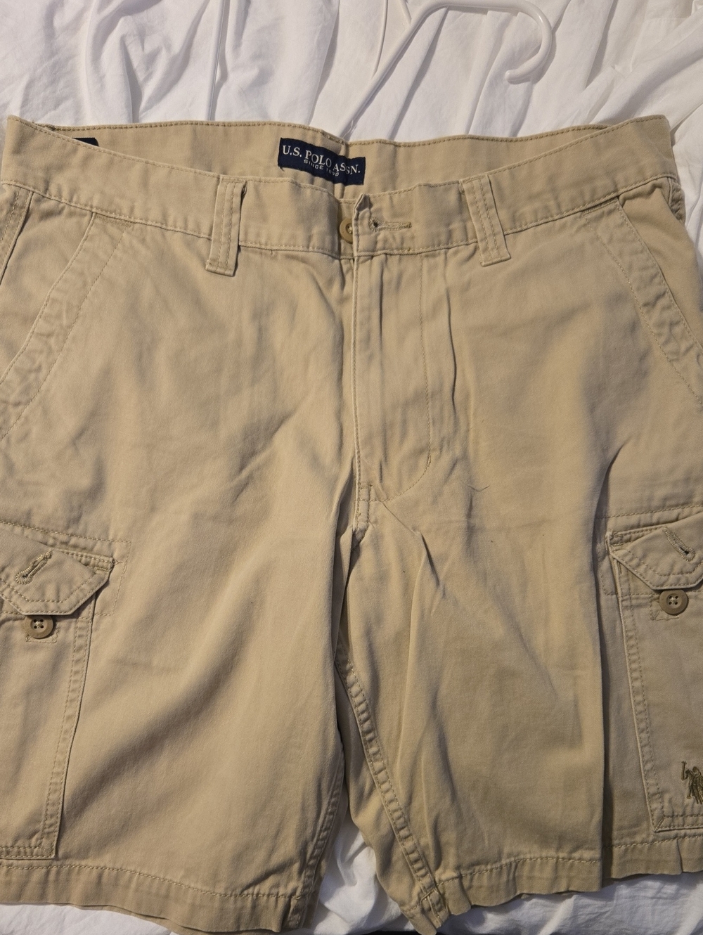 U.S. Polo Assn. Tan Cargo Shorts